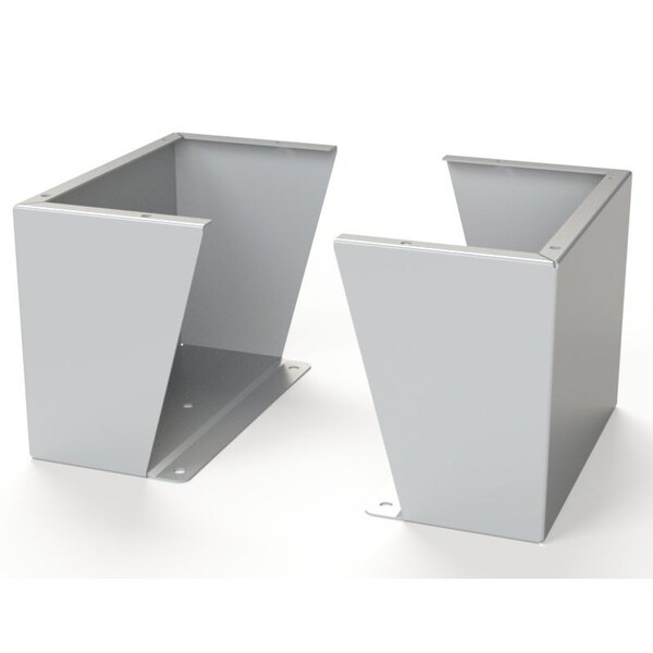 Floor Stand Kit, 12 in. H x 16 in. W x 9.12 in. L, Carbon Steel, 1 PR